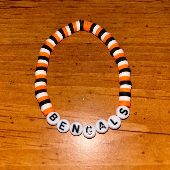 Cincinnati Bengals Heishi Bracelet - Picture 3 of 5